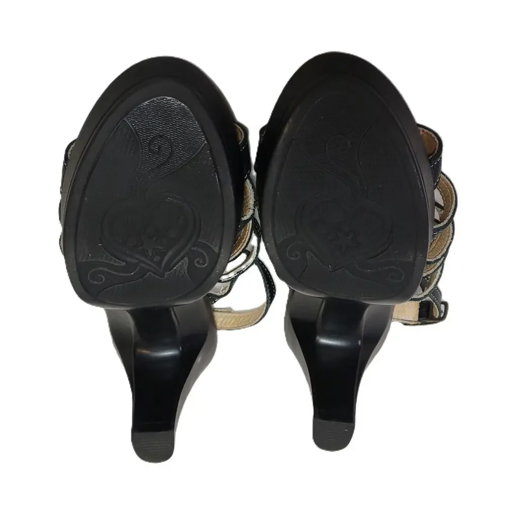 Findig Black High Heel‎ Sandals Women's Size EU 38 / US 7.5